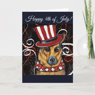 German Shepherd Holiday Card