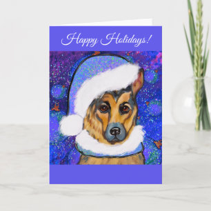 German Shepherd        Holiday Card