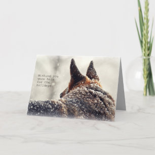 German Shepherd Holiday Card