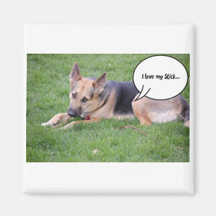 German Shepherd Humor Magnet