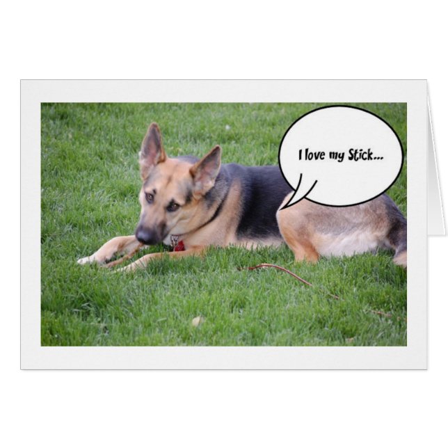 German Shepherd Humour (Front Horizontal)