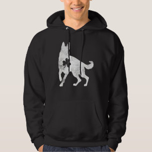 German Shepherd Irish C St Patrick Day Dog Hoodie