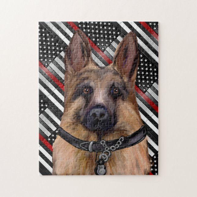 GERMAN SHEPHERD JIGSAW PUZZLE (Vertical)