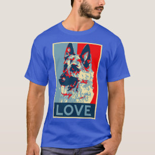 German Shepherd K9 Dog Lover Canine Mum Dad Gift T-Shirt