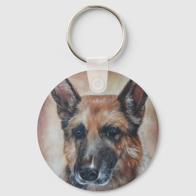 German Shepherd Key Chain (Front)