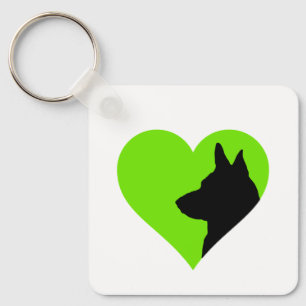 German Shepherd Key Ring