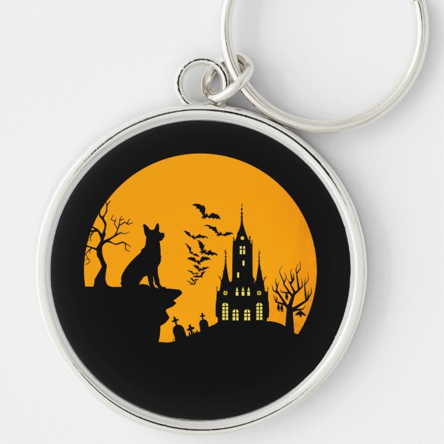 German Shepherd        Key Ring (Front)