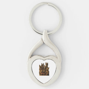 German Shepherd Key Ring