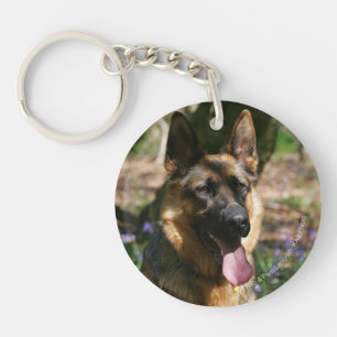 German Shepherd Key Ring