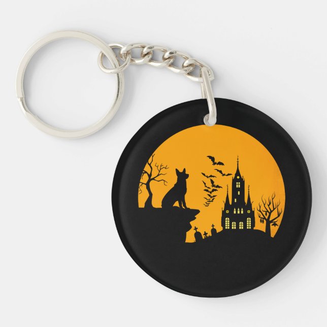 German Shepherd        Key Ring (Front)