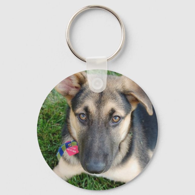 German Shepherd Key Ring (Front)