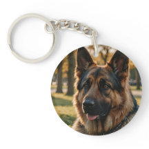 German Shepherd Keychain