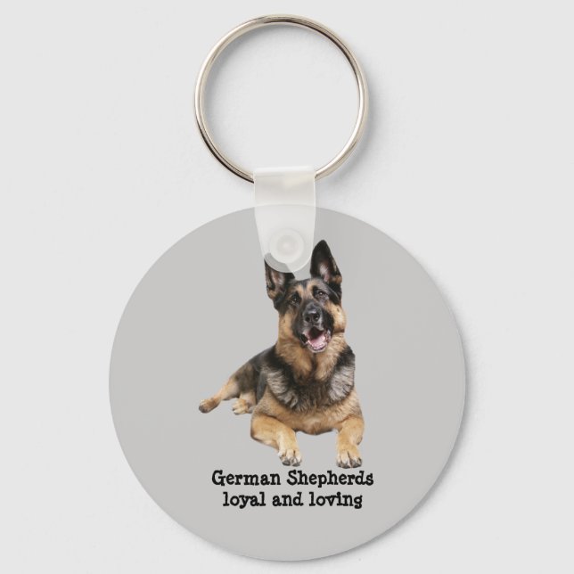 German Shepherd Keychain (Front)