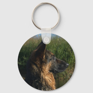 German Shepherd Keyring