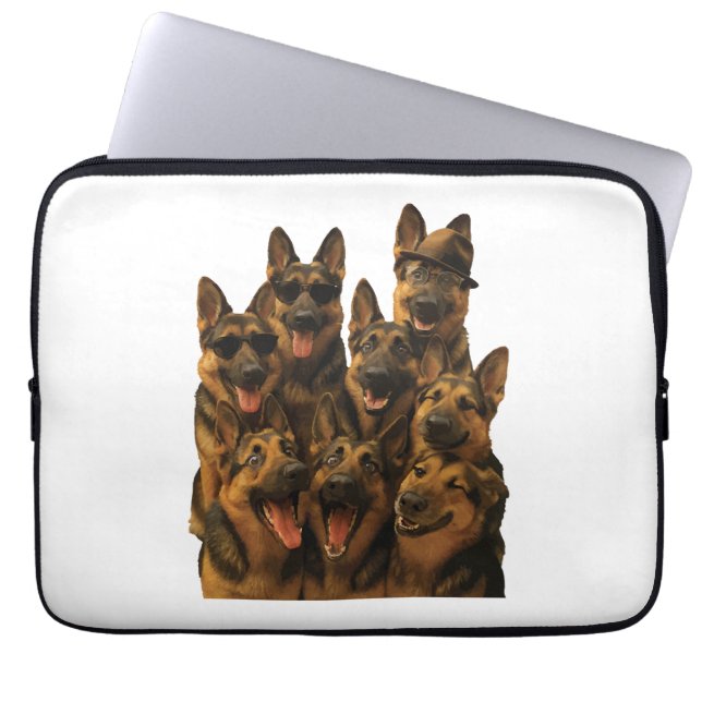 German Shepherd Laptop Sleeve (Front)