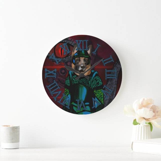 German Shepherd           Large Clock (Home)