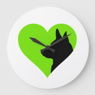German Shepherd Large Clock