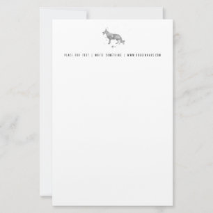 German Shepherd Letterhead