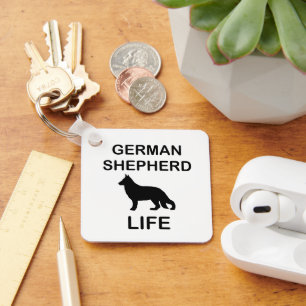 german shepherd life key ring