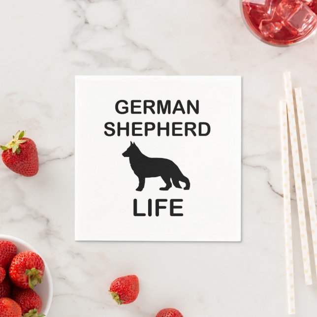 german shepherd life napkin (Insitu)
