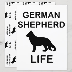 german shepherd life scrapbook