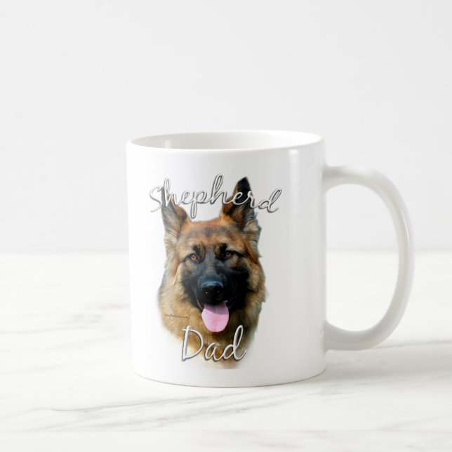 German Shepherd (longhair) Dad 2 Coffee Mug (Right)