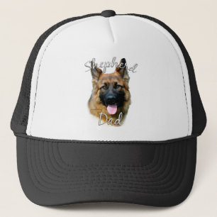 German Shepherd (longhair) Dad 2 Trucker Hat