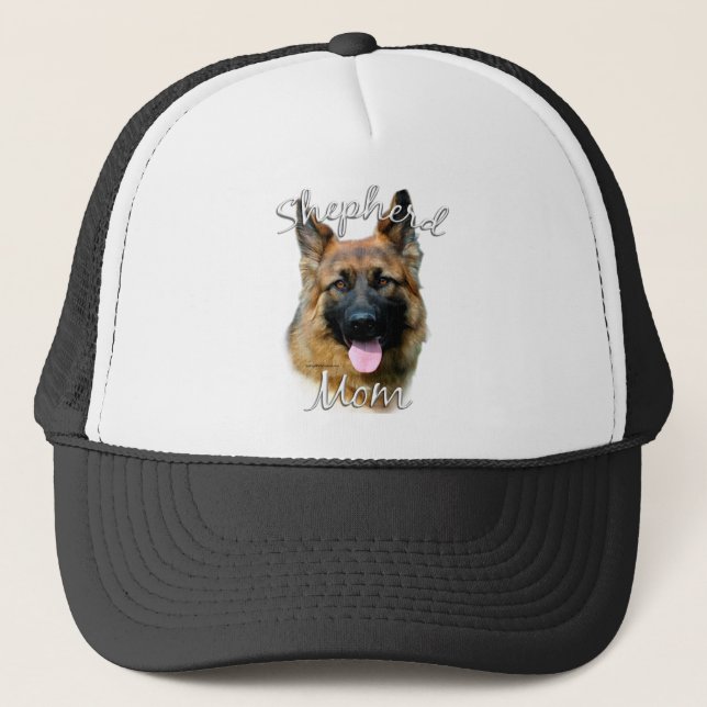 German Shepherd (longhair) Mum 2 Trucker Hat (Front)