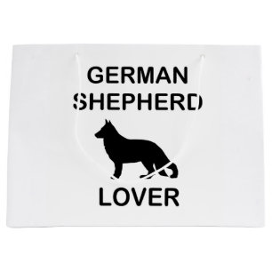german shepherd lover large gift bag