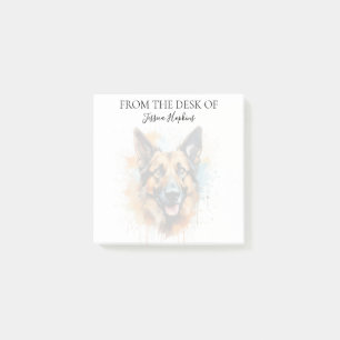 German Shepherd Lover Monogrammed Notes