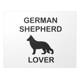 german shepherd lover notepad