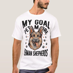 German Shepherd Lover Shirt with Vintage Engraved 