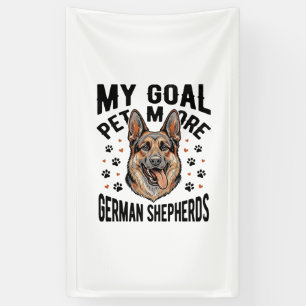 German Shepherd Lover Shirt with Vintage Engraved  Banner