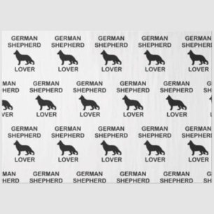 german shepherd lover tissue paper