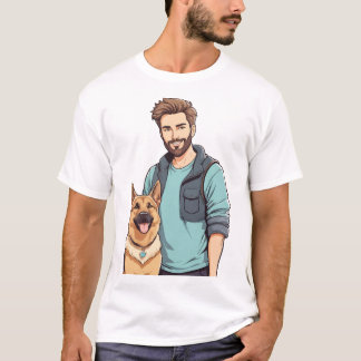 German Shepherd Lover Trendy T-Shirt