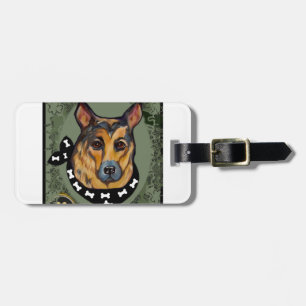 GERMAN SHEPHERD LUGGAGE TAG