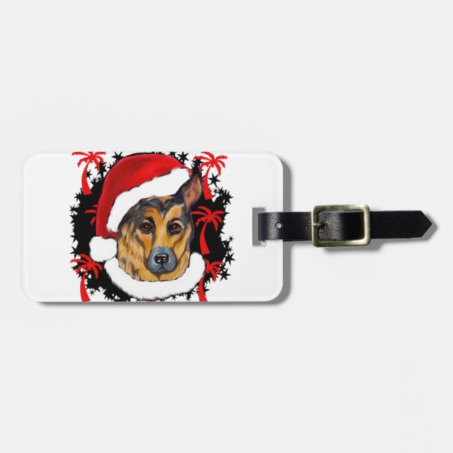 GERMAN SHEPHERD LUGGAGE TAG (Front Horizontal)