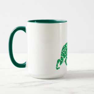 German Shepherd made of Shamrocks Mug