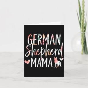 German Shepherd Mama Dog Lover For Mum Owner Card