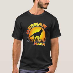 German Shepherd Mama Shephard Dog Mum T-Shirt