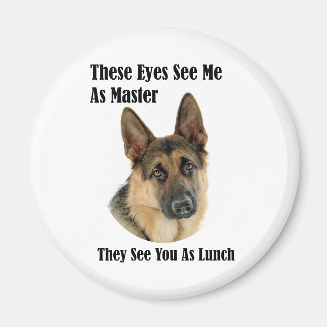 German Shepherd Master Magnet (Front)