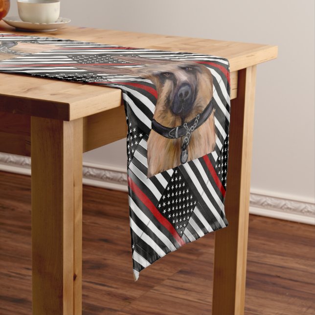 German Shepherd Medium Table Runner (In Situ)