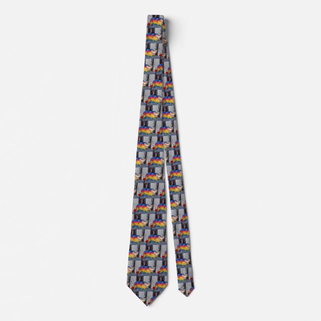 German Shepherd Modelling Clothes Tie (Front)