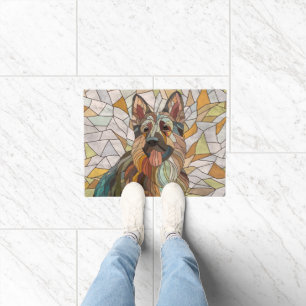 German Shepherd - Mosaic Art Doormat