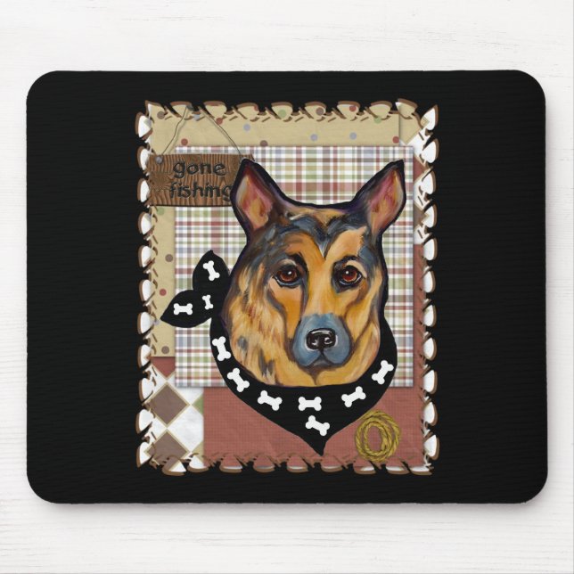 GERMAN SHEPHERD MOUSE PAD (Front)