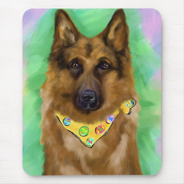GERMAN SHEPHERD     MOUSE PAD (Front)