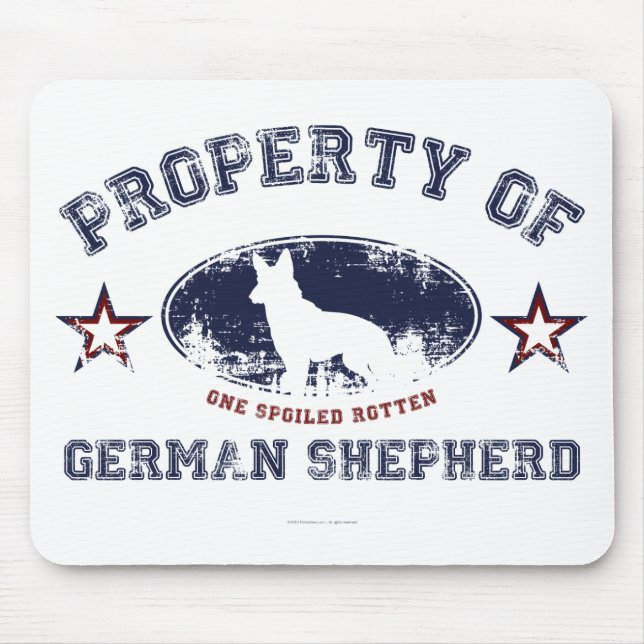 German Shepherd Mouse Pad (Front)