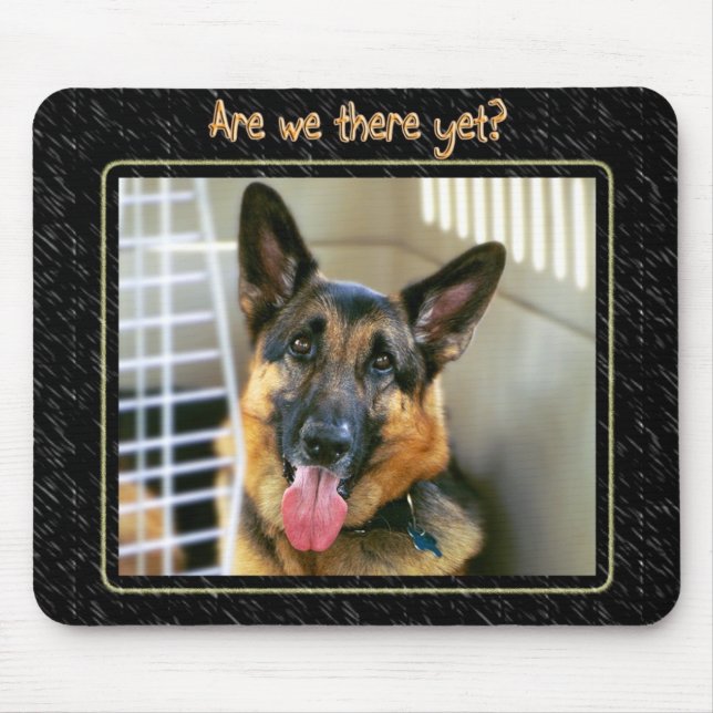 German Shepherd Mousepad (Front)