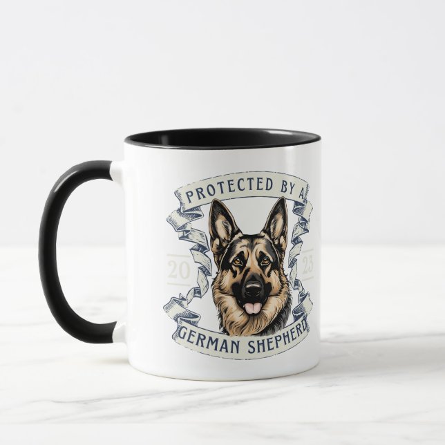 German Shepherd Mug (Left)
