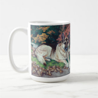 German shepherd mug